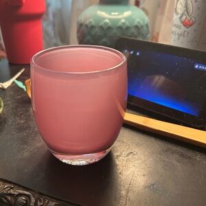 Glassybaby—Pink Glass Candle Holder (Belle)